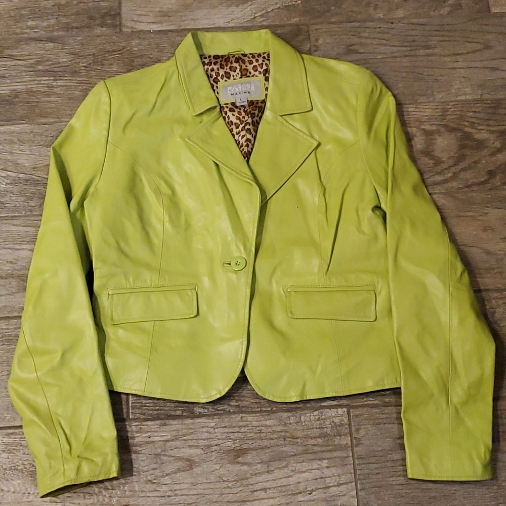 Wilsons Leather Genuine Leather Jacket Coat - Sz L